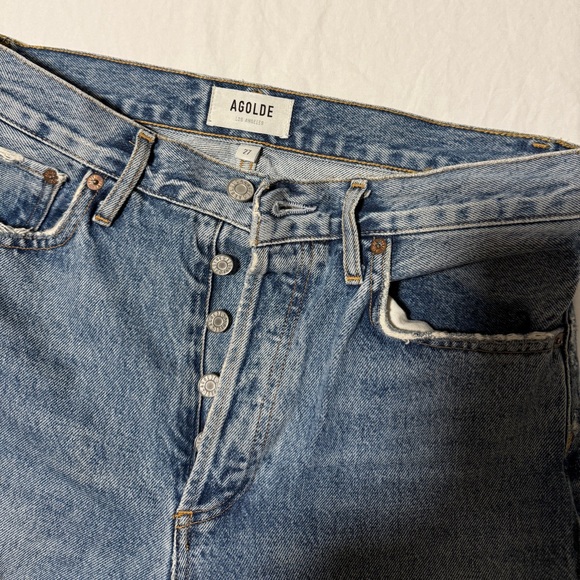 AGOLDE Riley High Rise Straight Jeans - Picture 3 of 6